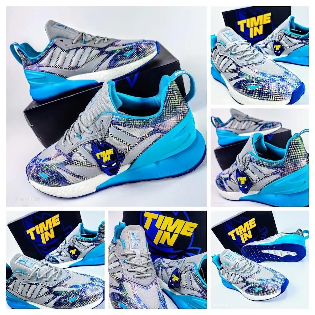 Adidas shoes - adidas ZX - GZ3744 - Grey Two/Signal Cyan-Glow Pink 2