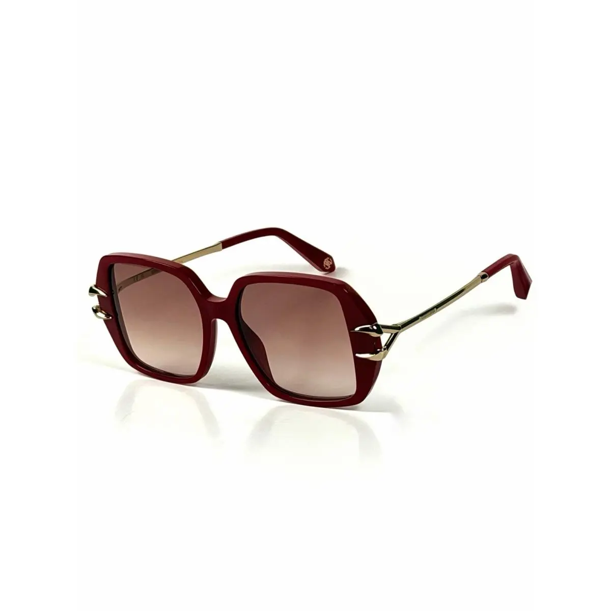 Src 030 Col. 09EZ Size 54mm Red Gold Sunglasses by Roberto Cavalli