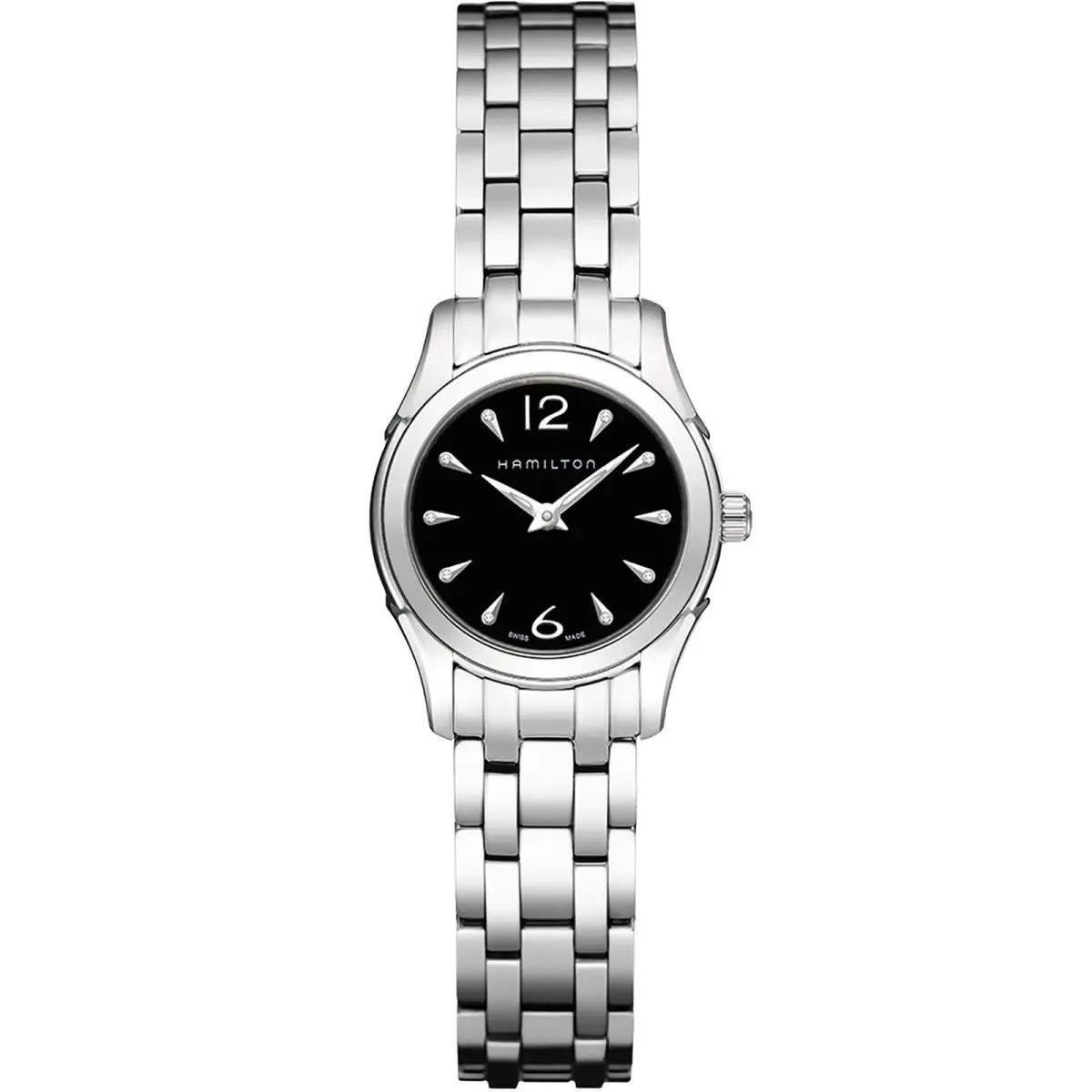 Hamilton Jazzmaster Silver/ss Black Dial Wristwatch H32261137-PL