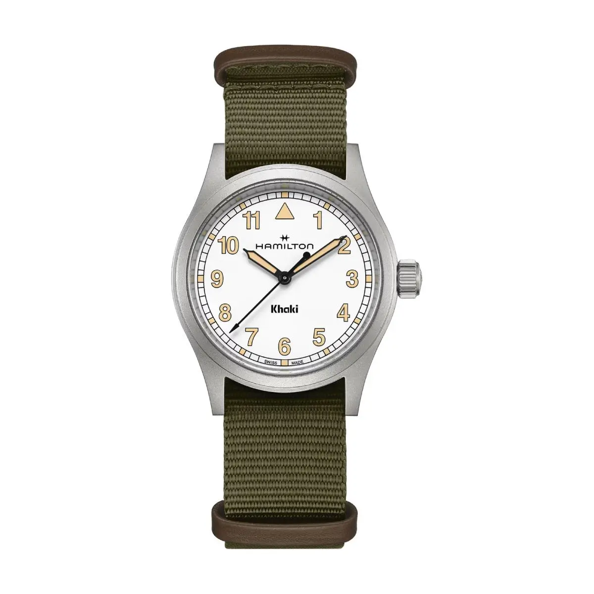 Khaki Field White / 38mm White Dial Wristwatch H69401910 by Hamilton