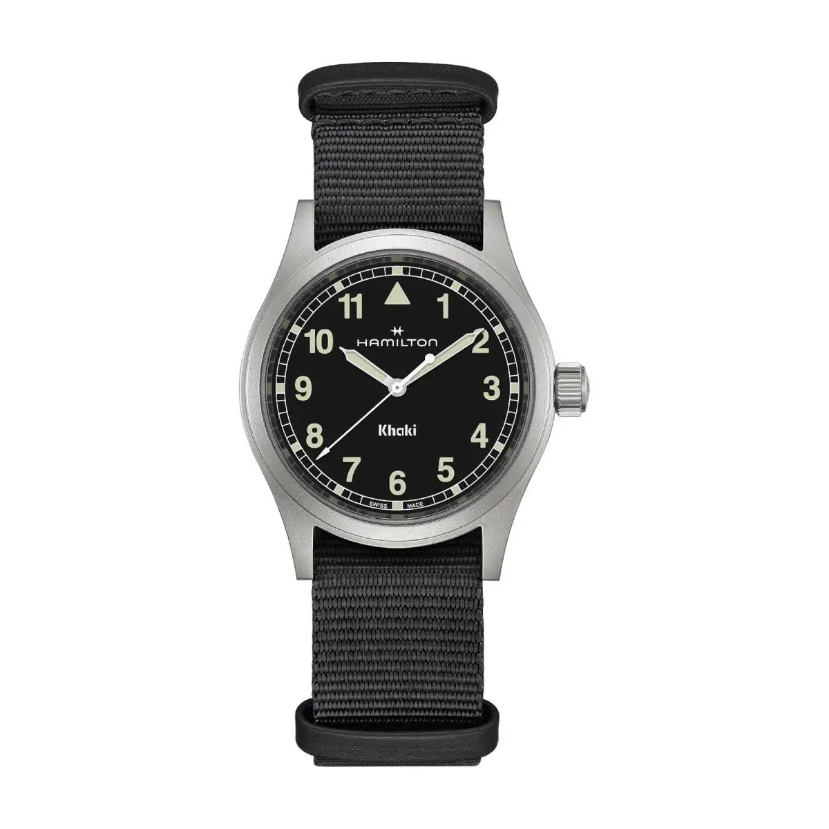 Khaki Field Black / 38mm Black Dial Wristwatch H69401430 by Hamilton
