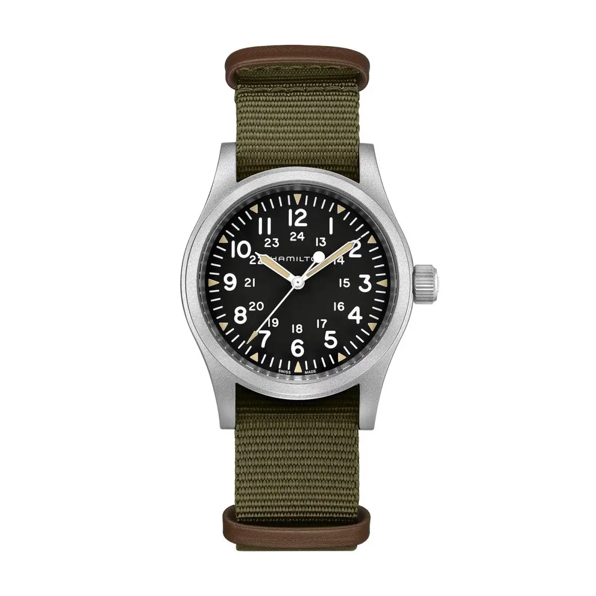 Khaki Field Black / Fabric Black Dial Wristwatch H69439931 by Hamilton