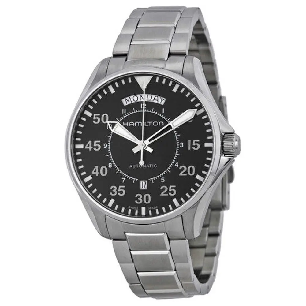 Khaki Aviation | Black Dial Khaki Aviation Black Dial Wristwatch H64615135 by Hamilton