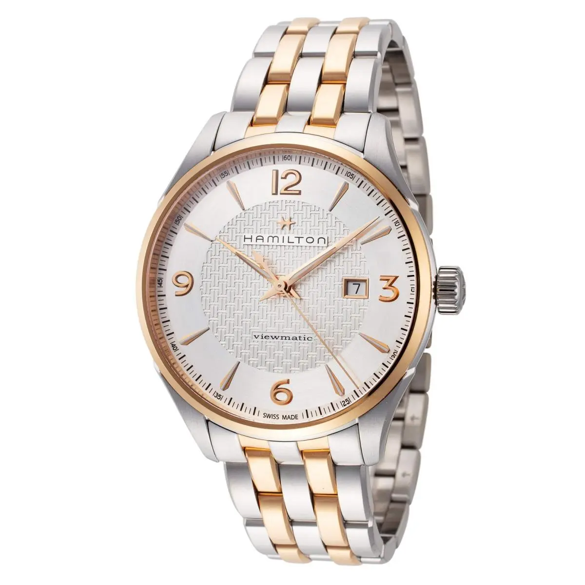 American Classic 44mm / Silver / Silver and Gold Silver Dial Wristwatch H4272515 by Hamilton