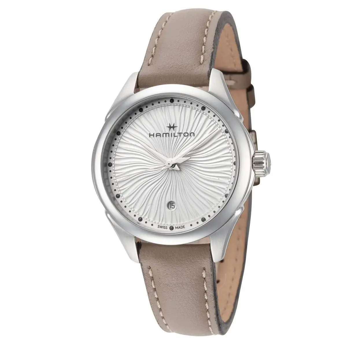 Hamilton Jazzmaster 30 mm / Silver / Brown Silver Dial Wristwatch H32231810