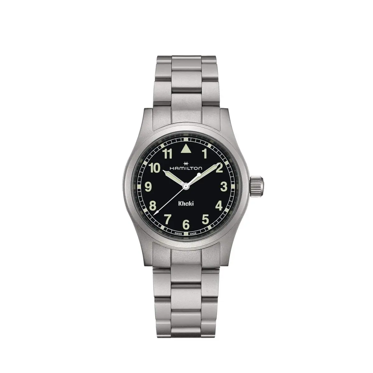 Khaki Field Quartz Silver-tone Wristwatch H69401130 by Hamilton