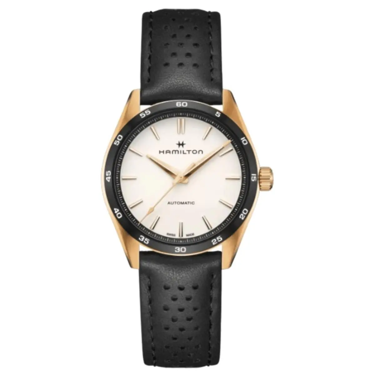 Hamilton Jazzmaster 38mm / White / Black White Dial Wristwatch H36225770
