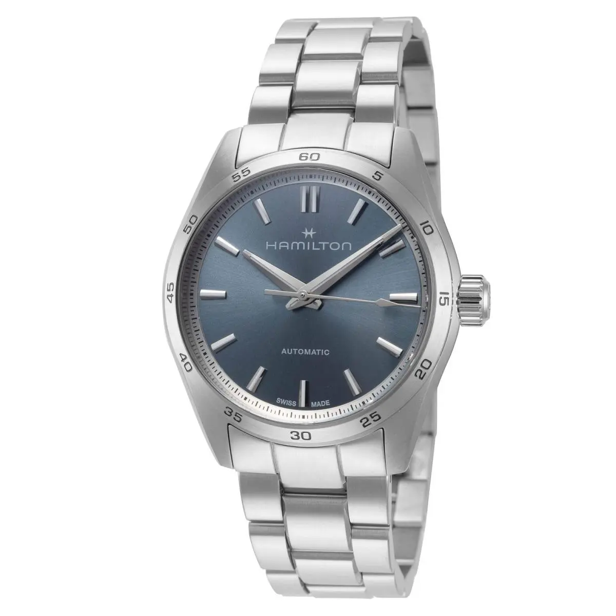 Hamilton Jazzmaster Performer 34 mm / Blue / Silver Blue Dial Wristwatch H36105140