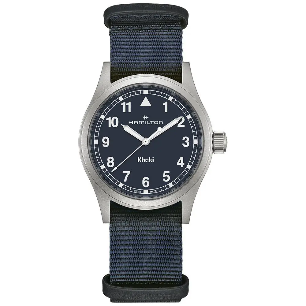 Khaki Field Blue / 38mm Blue Dial Wristwatch H69401940 by Hamilton