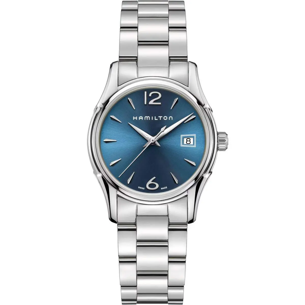 Hamilton Jazzmaster Silver/ss Blue Dial Wristwatch H32351145-PL