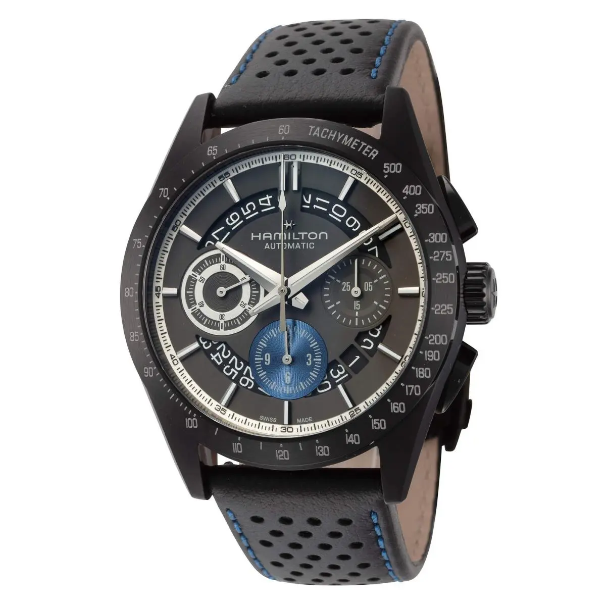 Hamilton Jazzmaster Performer 42 mm / Grey / Black Gray Dial Wristwatch H36646780