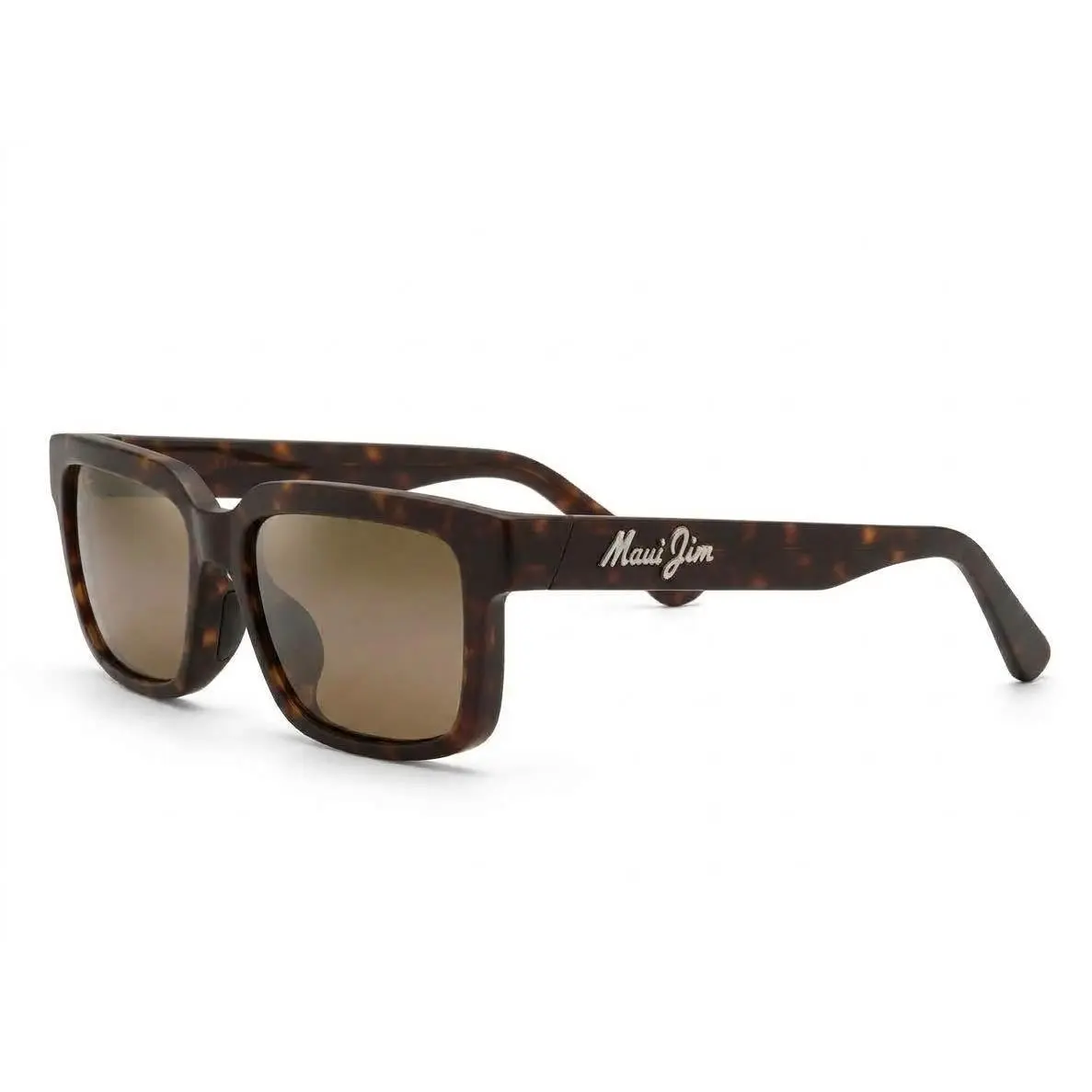 Hiapo Asian Fit Matte Dark Havana / Hcl Bronze Polarized H655-10 by Maui Jim