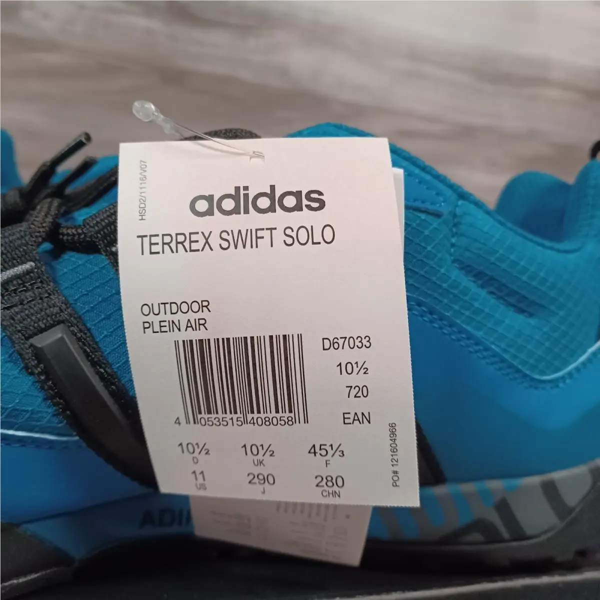 Adidas shoes - adidas TERREX Swift Solo - TERREX Swift Solo - D67033 - Blue 7