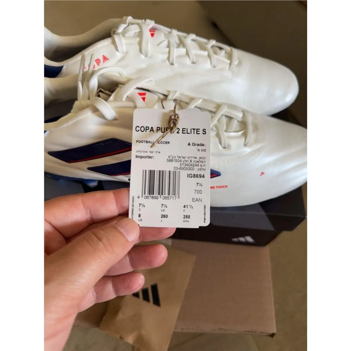Adidas clothing - Copa Pure 2 Elite SG - White, main: White (UPC: 0191028637375) 4