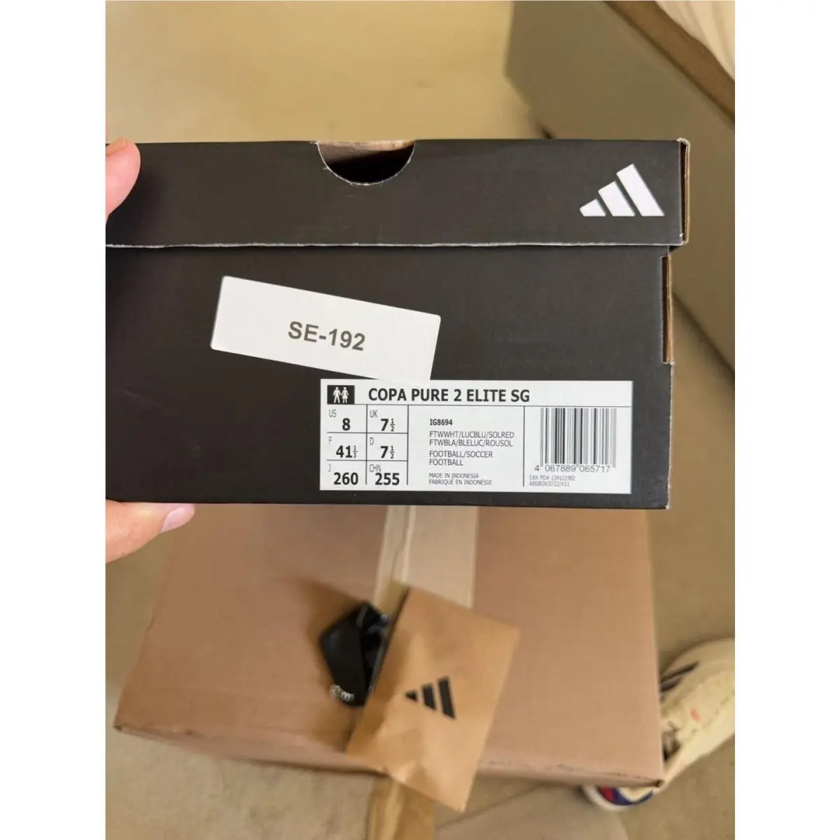 Adidas clothing - Copa Pure 2 Elite SG - White, main: White (UPC: 0191028637375) 6