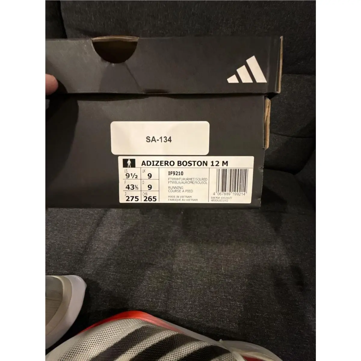 Adidas shoes - Adizero Boston 12 - Adizero Boston - White (UPC: 0191028637375) 8