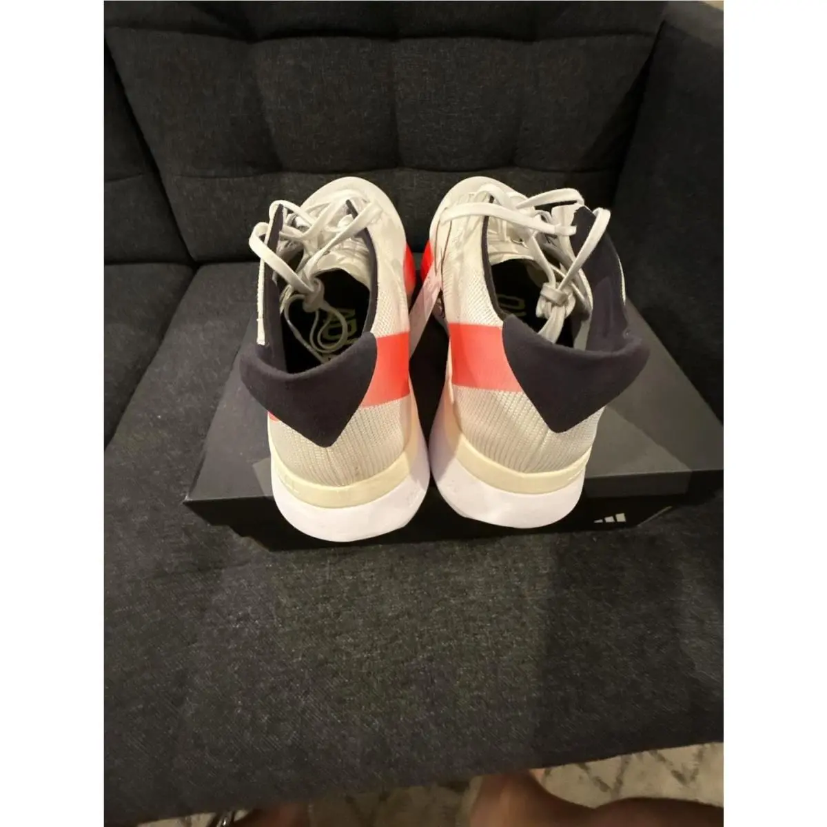 Adidas shoes - Adizero Boston 12 - Adizero Boston - White (UPC: 0191028637375) 2