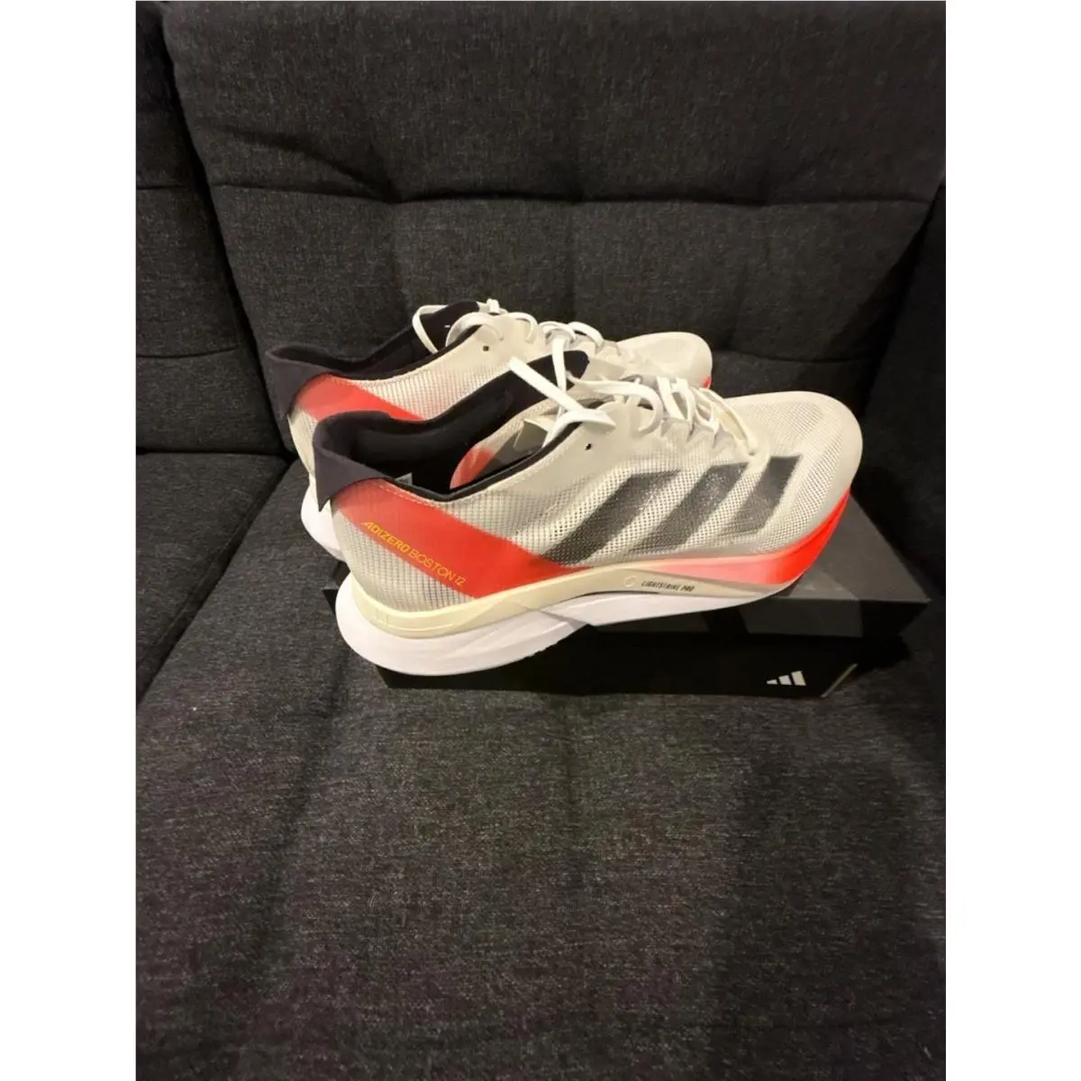 Adidas shoes - Adizero Boston 12 - Adizero Boston - White (UPC: 0191028637375) 3