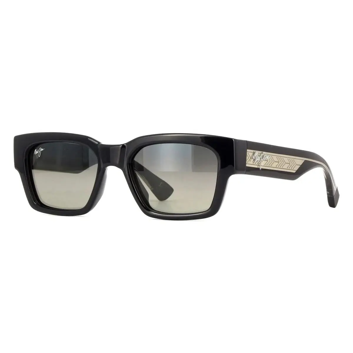 Unisex Kenui 53mm Black Grey Polarized Sunglasses – GS642-14 by Maui Jim