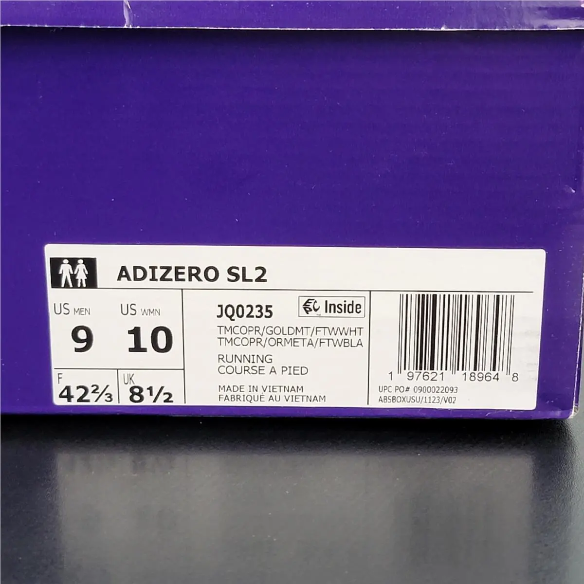 Adidas shoes - adidas Adizero SL - Adizero - JQ0235 - Purple 6