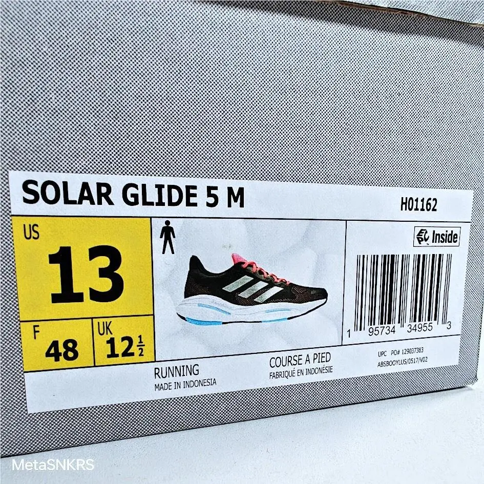 Adidas shoes - adidas Solar Glide - Solar Glide - H01162 - Carbon / Silver Metallic / Turbo 0