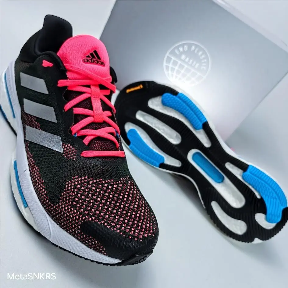Adidas shoes - adidas Solar Glide - Solar Glide - H01162 - Carbon / Silver Metallic / Turbo 1