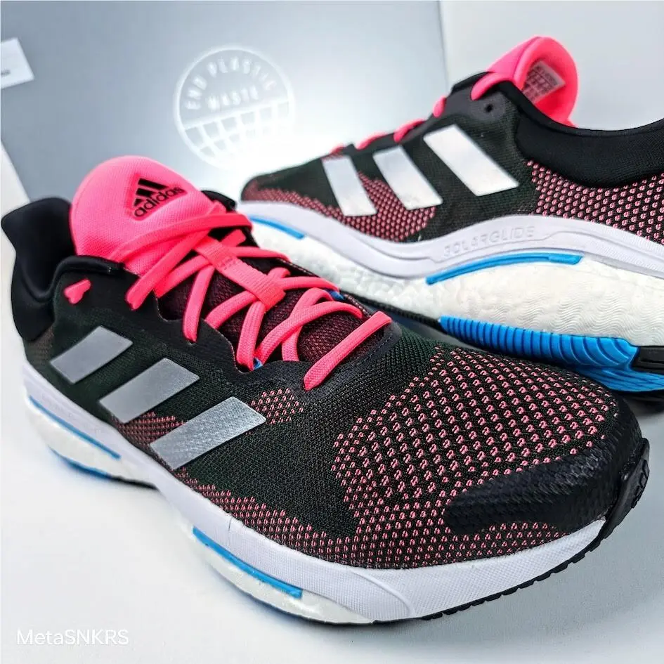 Adidas shoes - adidas Solar Glide - Solar Glide - H01162 - Carbon / Silver Metallic / Turbo 3
