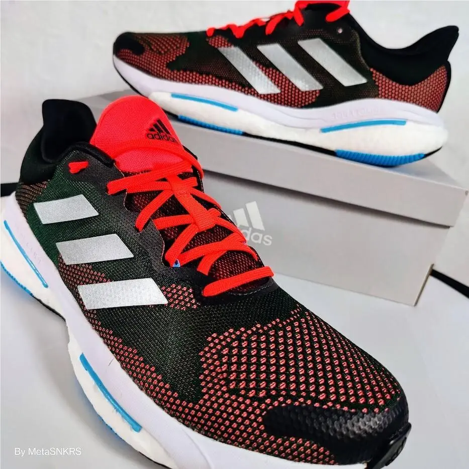 Adidas shoes - adidas Solar Glide - Solar Glide - H01162 - Carbon / Silver Metallic / Turbo 6