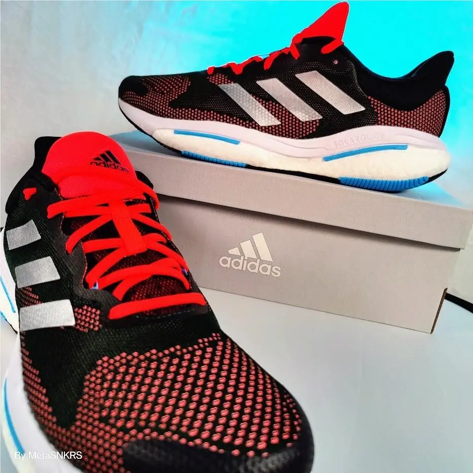 Adidas shoes - adidas Solar Glide - Solar Glide - H01162 - Carbon / Silver Metallic / Turbo 9