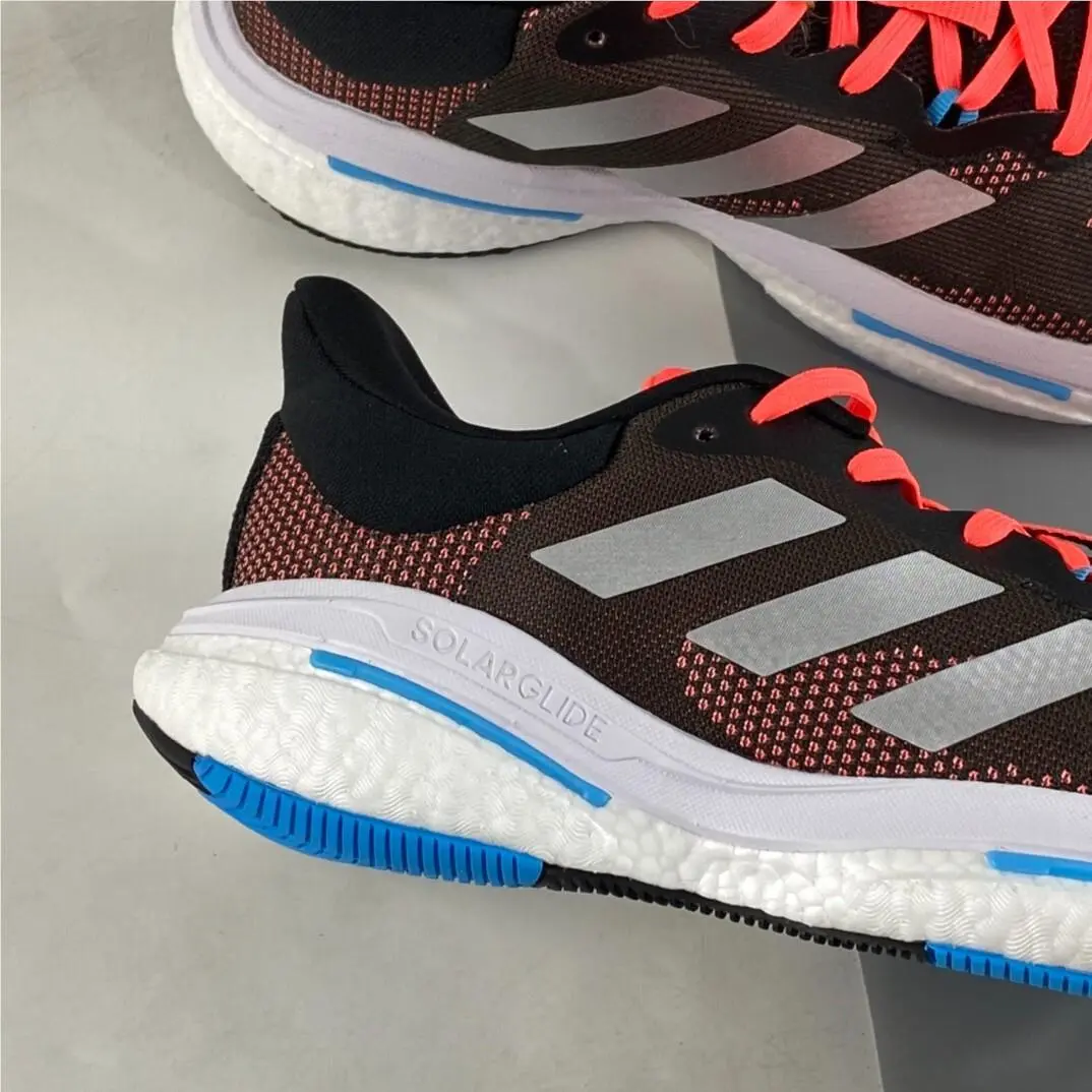 Adidas shoes - adidas Solar Glide - Solar Glide - H01162 - Carbon / Silver Metallic / Turbo 12