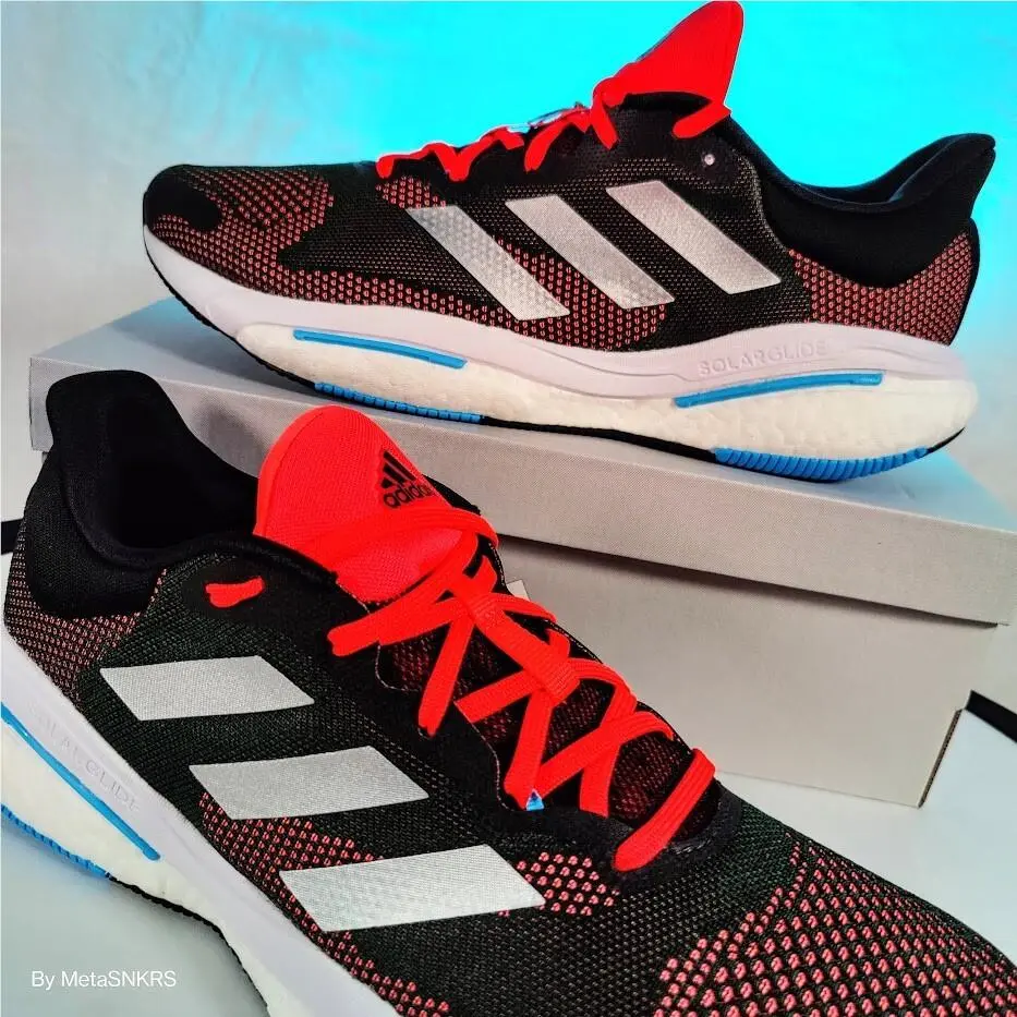 Adidas shoes - adidas Solar Glide - Solar Glide - H01162 - Carbon / Silver Metallic / Turbo 4