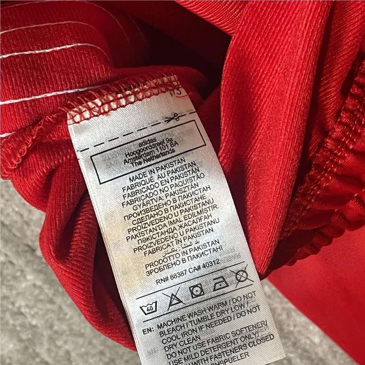 Adidas clothing - Red 22