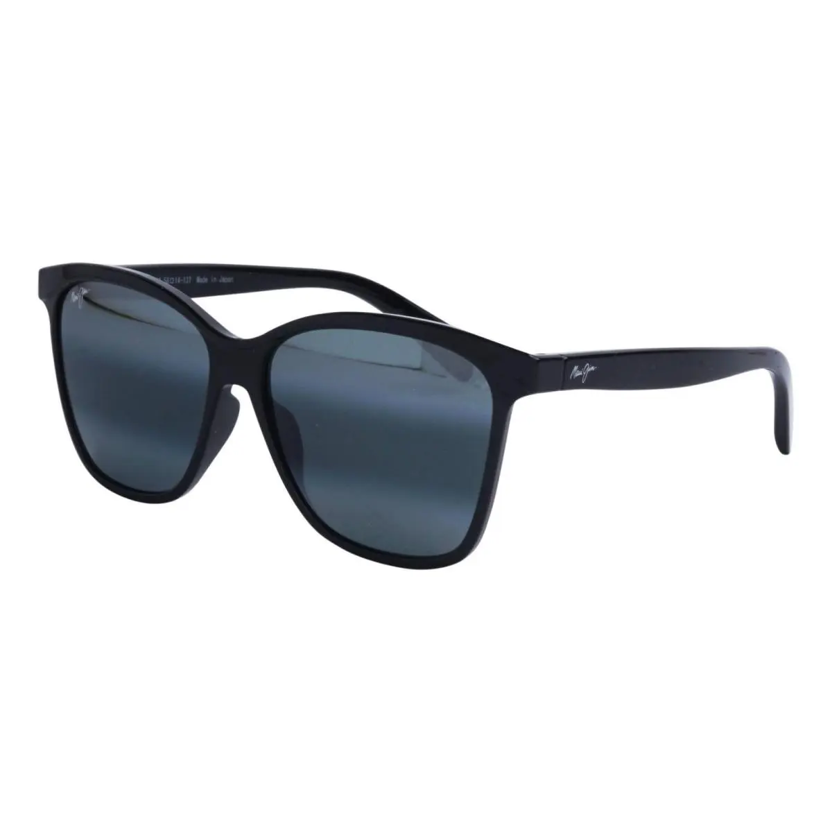 Unisex Liquid Sunshine 58mm Gloss Black Neutral Grey - 601-02 by Maui Jim
