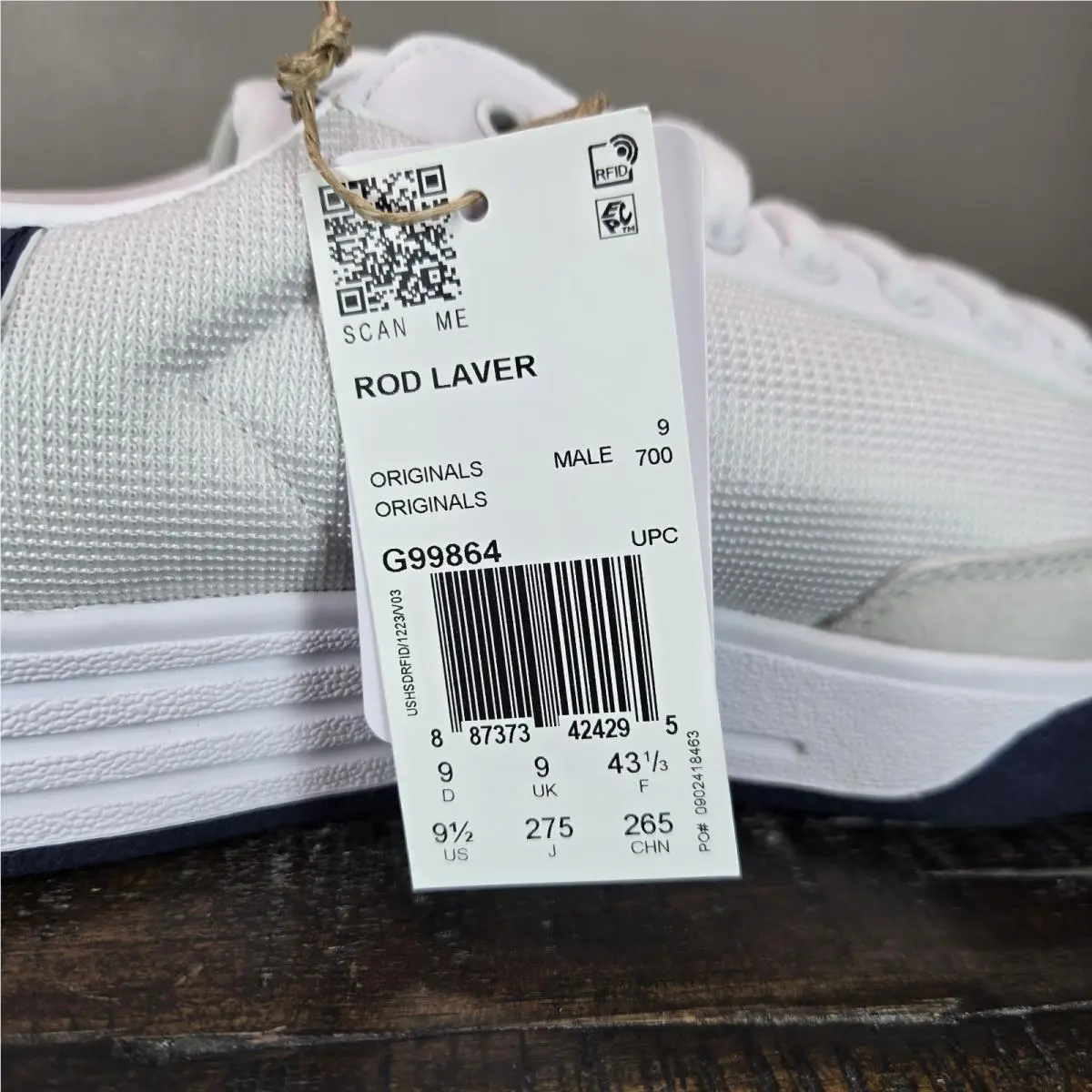 Adidas shoes - adidas Rod Laver - Rod Laver - G99864 - White 10