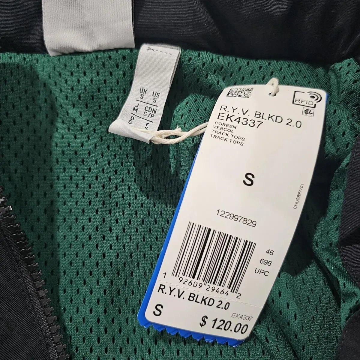 Adidas clothing - adidas R.Y.V. - 4061619907728 - Green 0