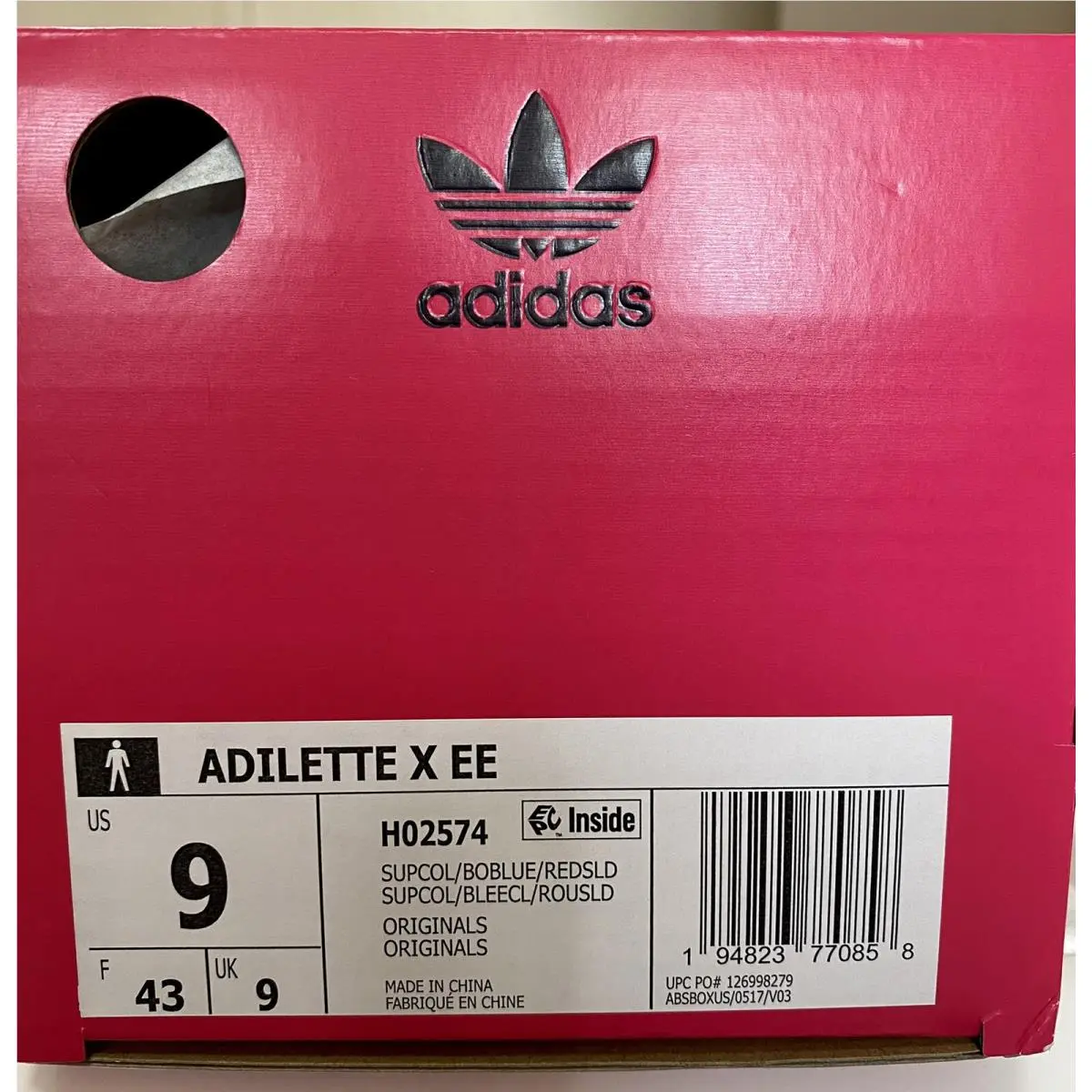 Adidas shoes - Adidas ADILETTE McDonald `s - ADILETTE McDonald - Red (UPC: 0194823770872) 2