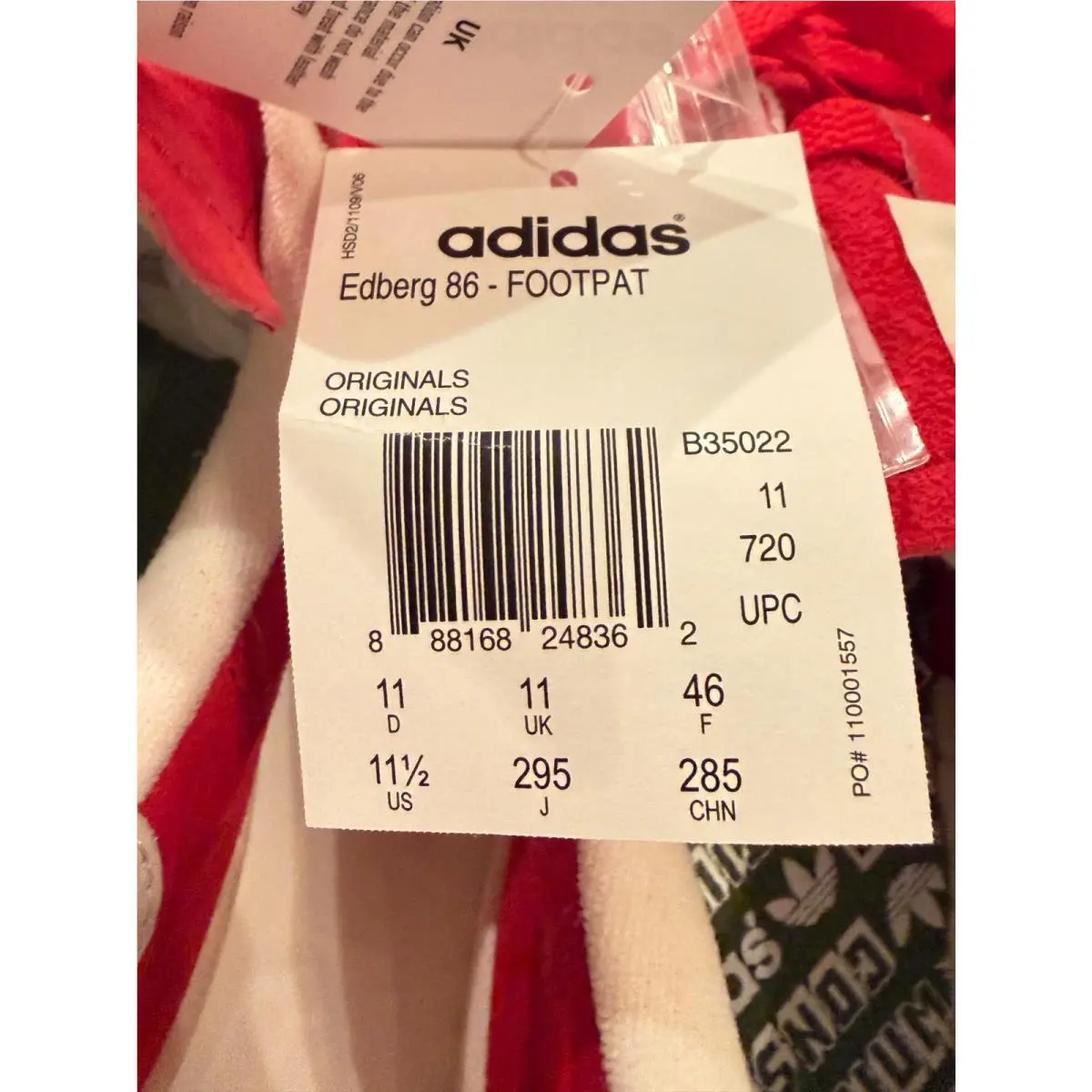 Adidas shoes - Edberg 86 - Edberg - B35022 - Red 4