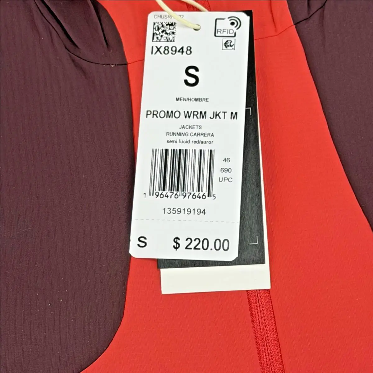 Adidas clothing - 2025 - IX8948 - Red (UPC: 0196476976465) 4