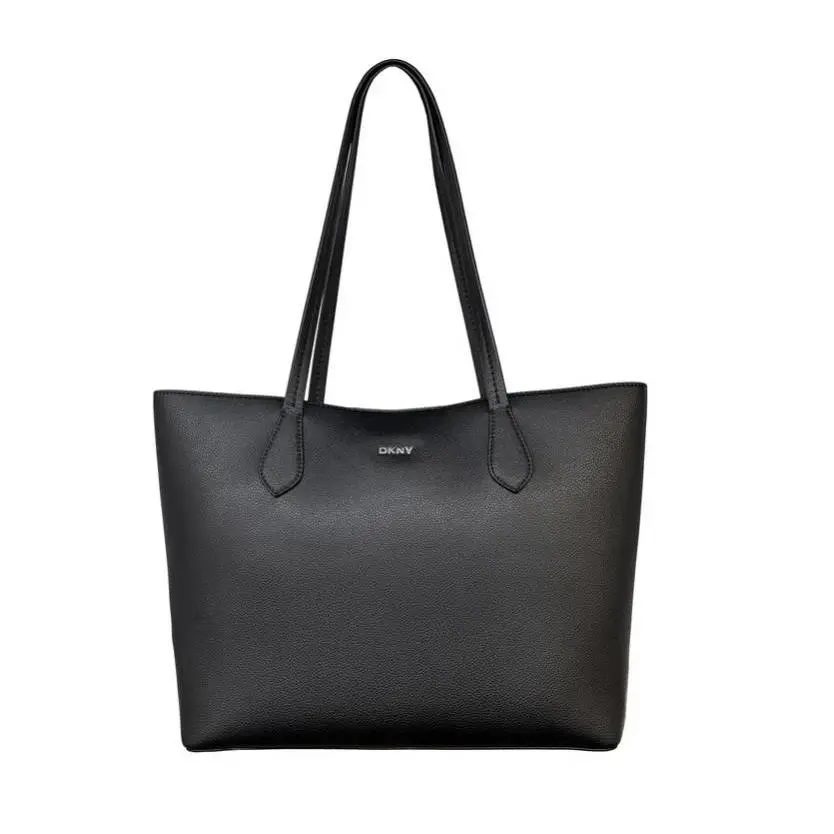 Dkny Womens Tote Bag Black Purse Shoulder Handbag Classic Fits Laptop Work