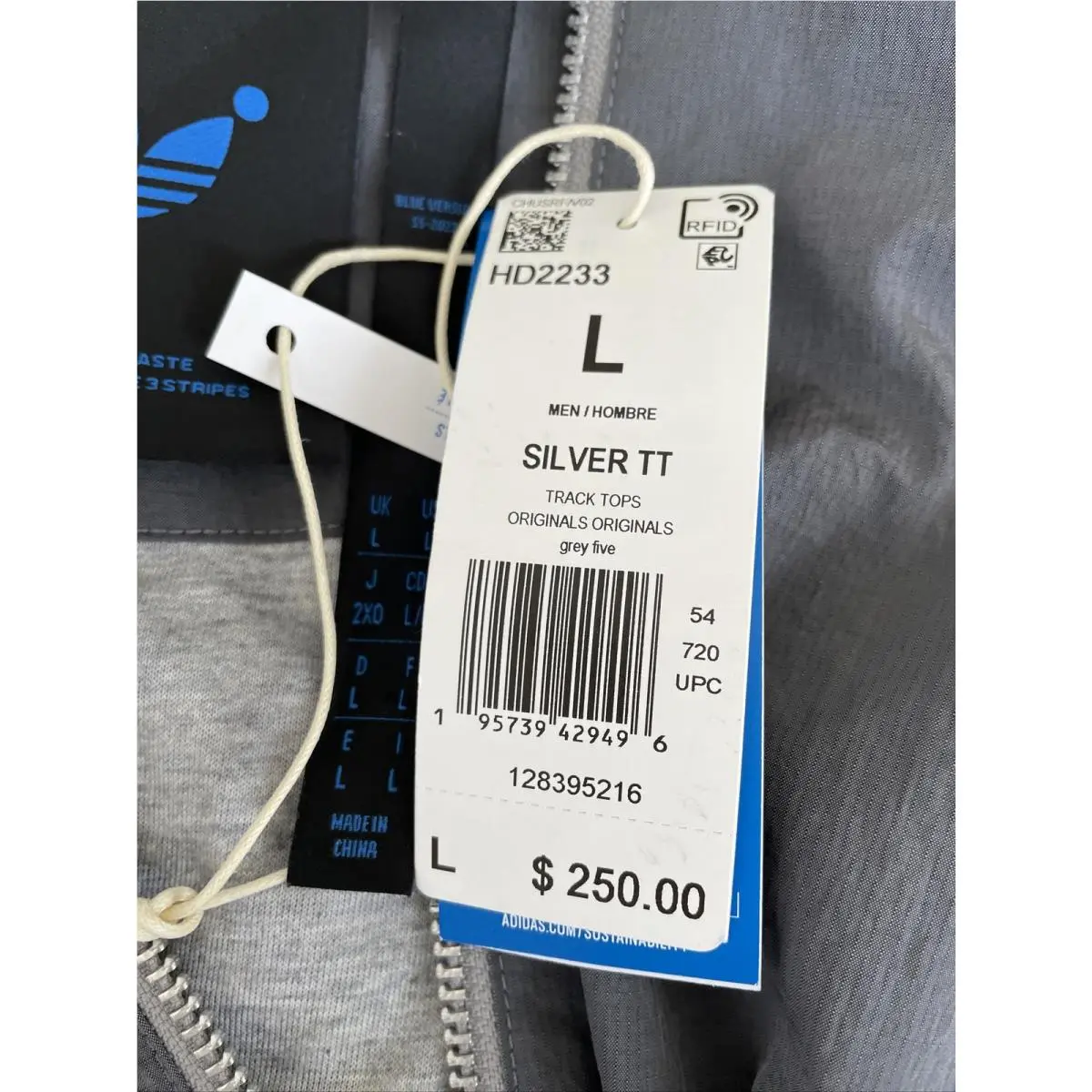 Adidas clothing - HD2233 - HD2233 - Gray (UPC: 0195739429496) 13