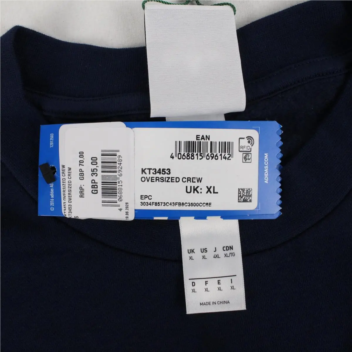 Adidas clothing - Blue (UPC: 4068815696142) 2