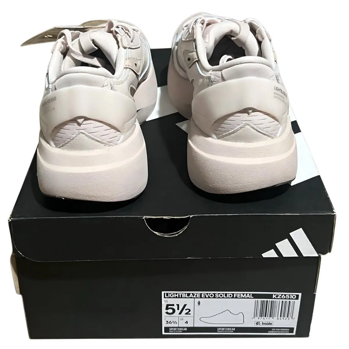 Adidas shoes - adidas Lightblaze Evo SL - Lightblaze Evo - KZ6510 - Putty Mauve/Silver Metallic/Wonder Taupe 9