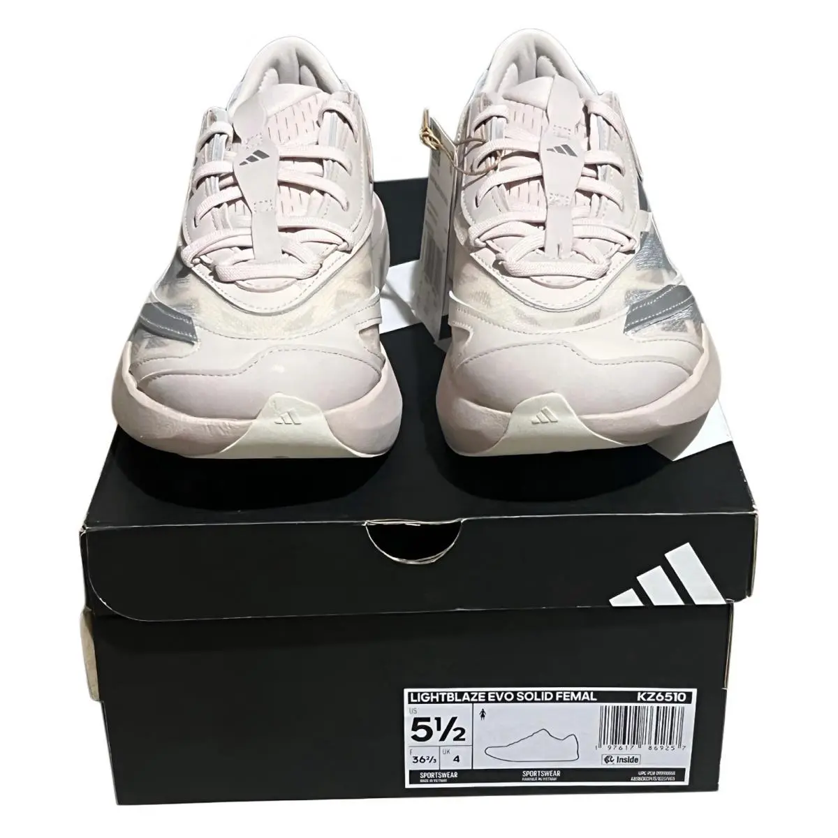 Adidas shoes - adidas Lightblaze Evo SL - Lightblaze Evo - KZ6510 - Putty Mauve/Silver Metallic/Wonder Taupe 7