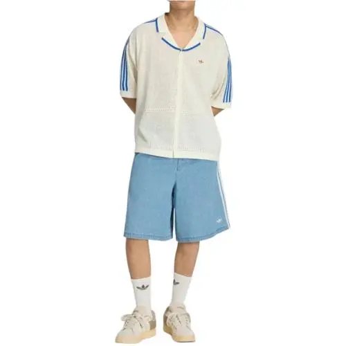 Adidas clothing - adidas Originals Knit Resort Shirt - KX1223 - Cream White (UPC: 197617778634) 3