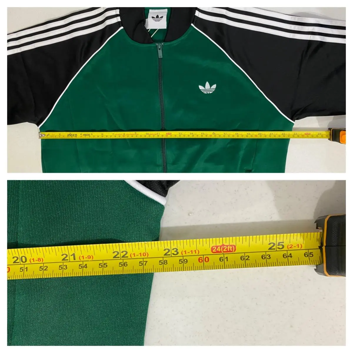Adidas clothing - Collegiate Green White 6