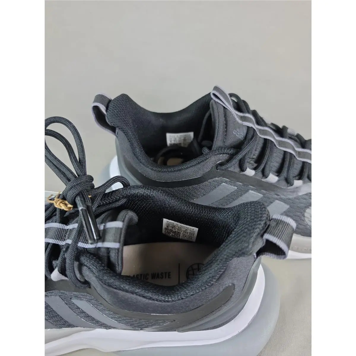 Adidas shoes - adidas AlphaBounce Plus - AlphaBounce Plus - HP6144 - Black (UPC: 195748006541) 6