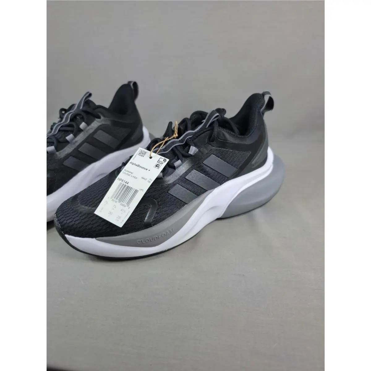Adidas shoes - adidas AlphaBounce Plus - AlphaBounce Plus - HP6144 - Black (UPC: 195748006541) 2