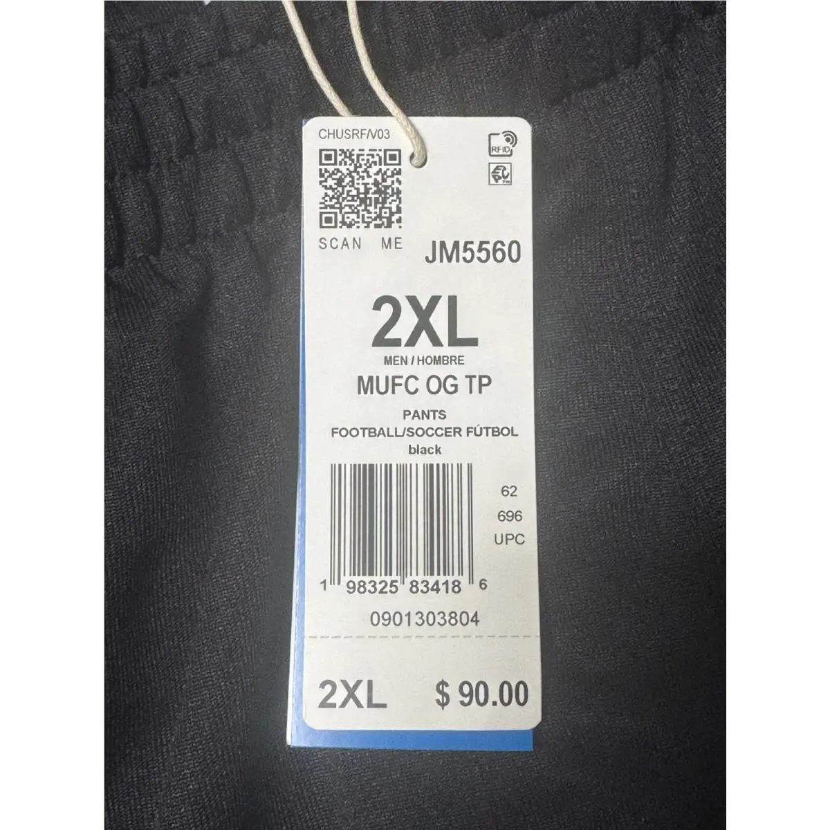 Adidas clothing - adidas MUFC OG TP - MUFC - JM5560 - Black 4