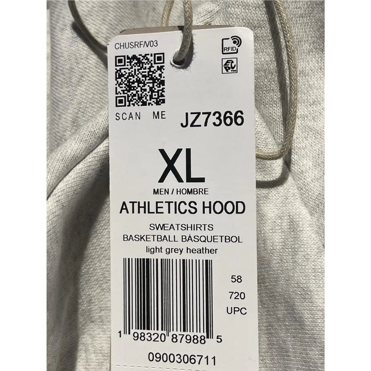 Adidas clothing - JZ7366 - JZ7366 - Gray (UPC: 0198320879885) 5