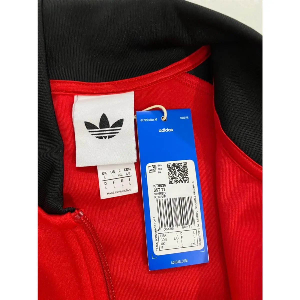 Adidas clothing - Vivid Red Black 2